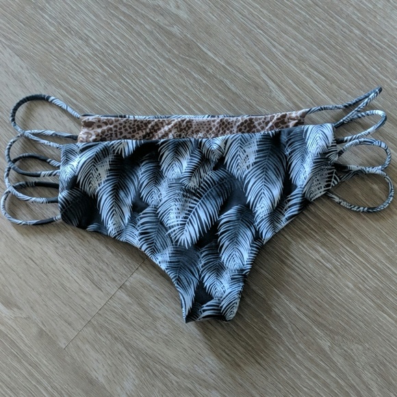 Acacia Swimwear Molokai bottom in night pa… - Picture 3 of 4